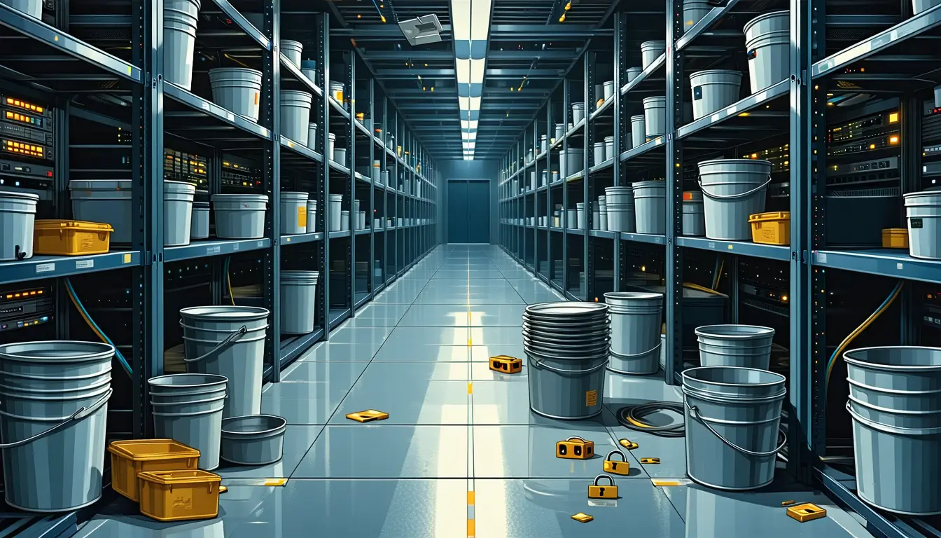 Illustration accompanying Mastodon and Discourse write public-read S3 objects unless the deployer opts out
