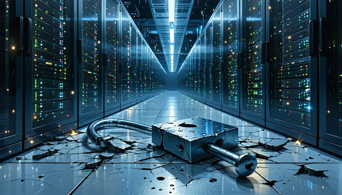Illustration accompanying Steve Weis factors RSA-896 in ten days with Claude and idle GPUs