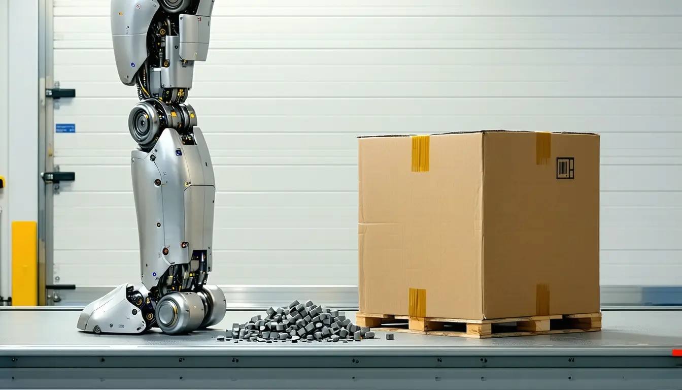 Illustration accompanying FCC Bans Imports of Finished Humanoid Robots as US Builders Already Depend on Chinese Actuators
