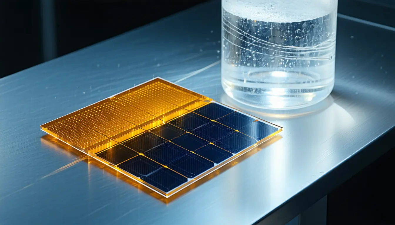Illustration accompanying Korea targets commercial tandem solar cells by 2028 in the roadmap behind its R&D budget rules