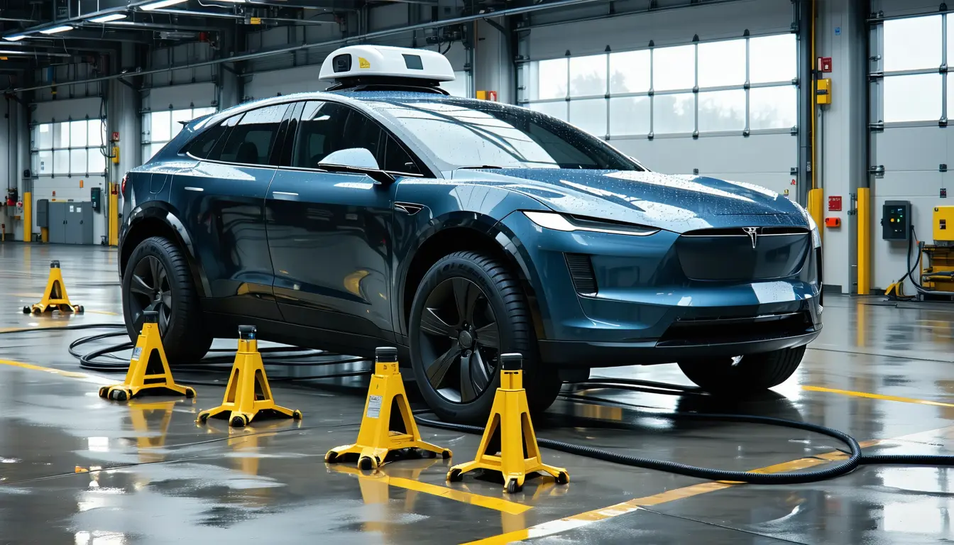 Illustration accompanying Mary Barra keeps GM aimed at EVs after Washington unwound the incentives behind them