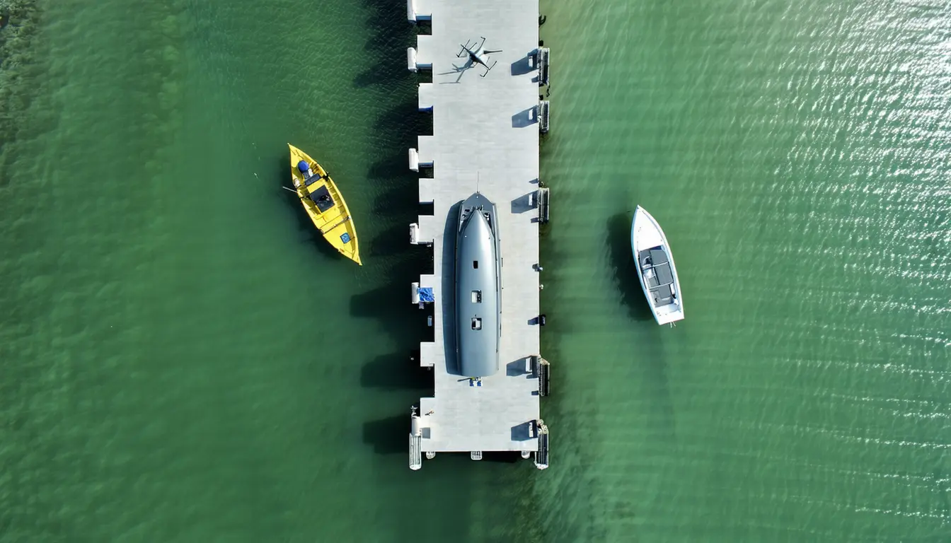 Illustration accompanying Saronic's single round took most of the nearly $3 billion that marine startups raised in a year