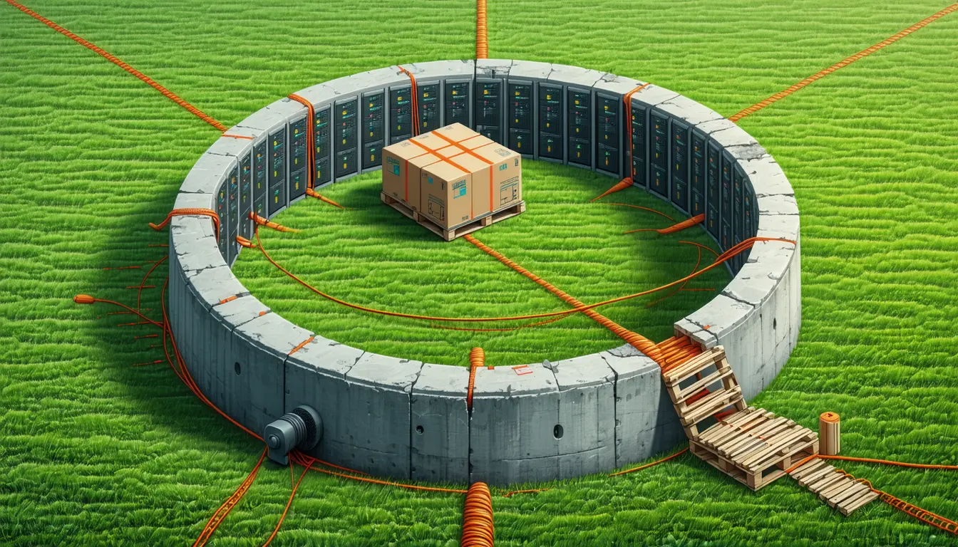 Illustration accompanying At a former Scottish nuclear site, CX Tech seeks permission in principle for a 1GW data center campus