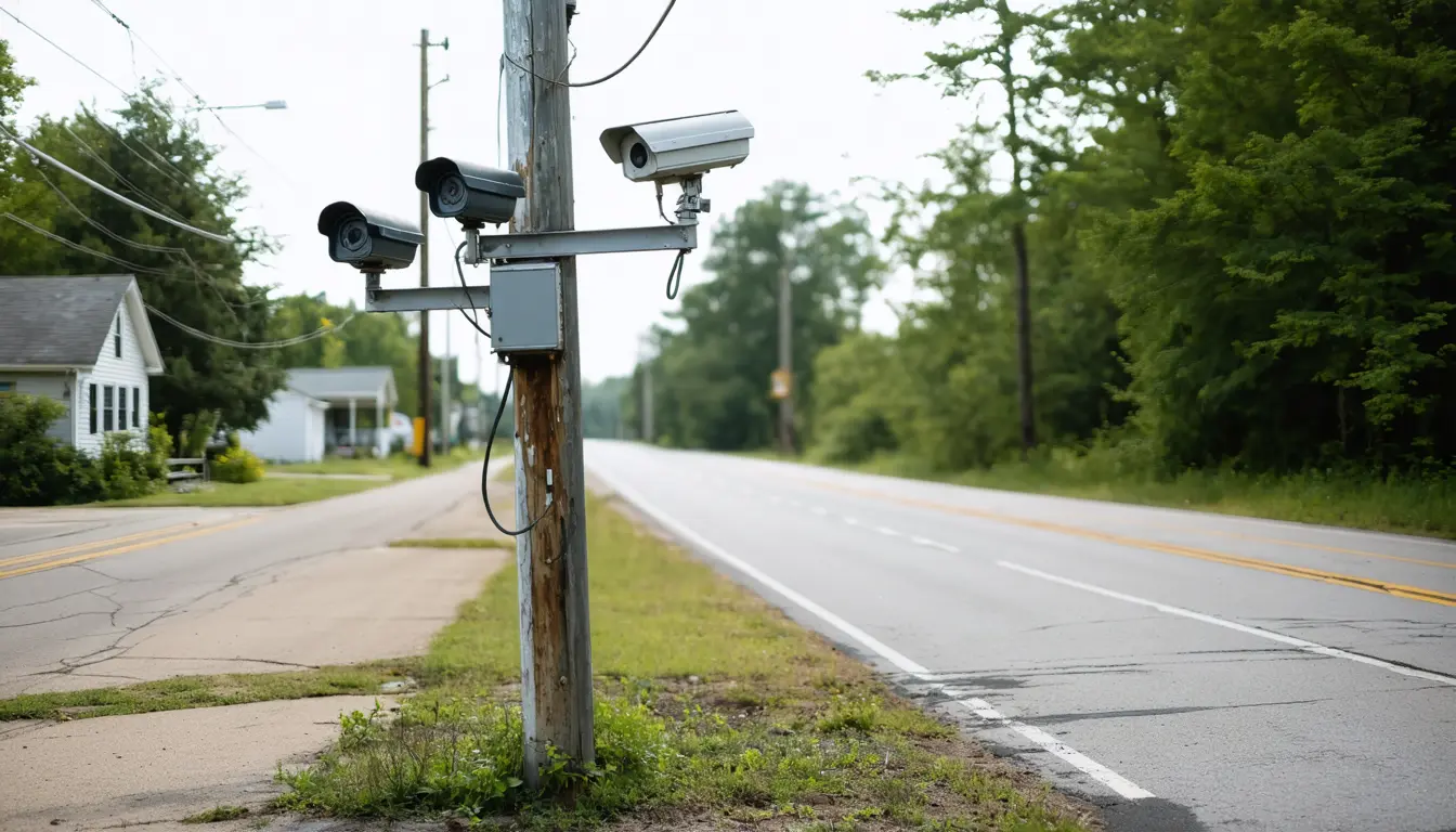 Illustration accompanying Hawley and Sanders bills would apply to every license-plate camera vendor, Flock's rivals included
