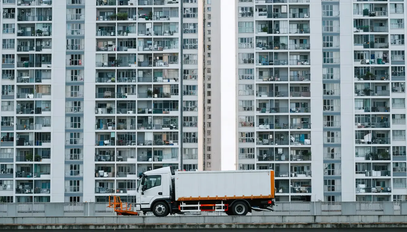Illustration accompanying Gwangmyeong apartment prices outrun chip-money Yeongtong as last year's move-in glut clears