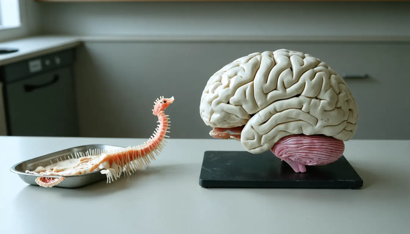 Illustration accompanying University of Arizona researchers argue older brains reallocate memory by design