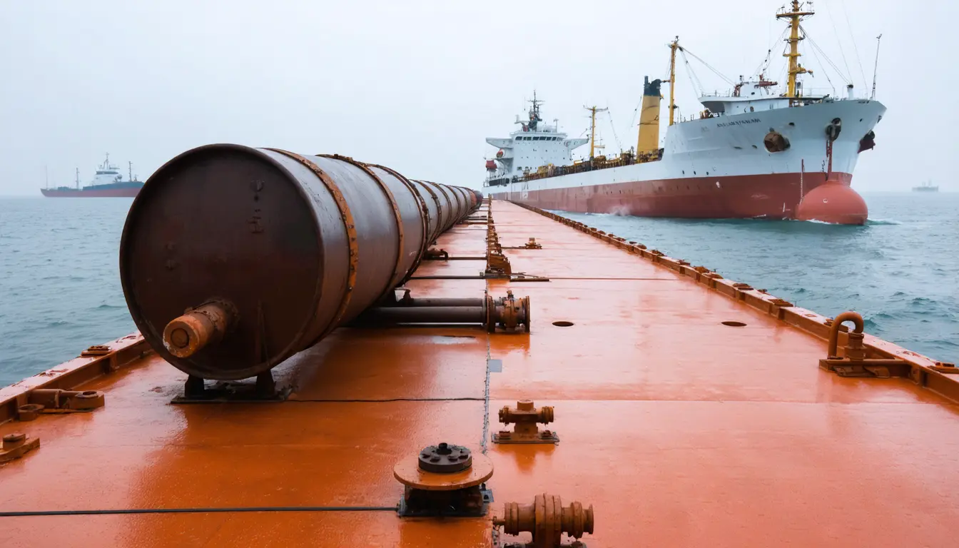 Illustration accompanying Freight climbs to 27% of a delivered oil barrel's cost as Hormuz traffic returns