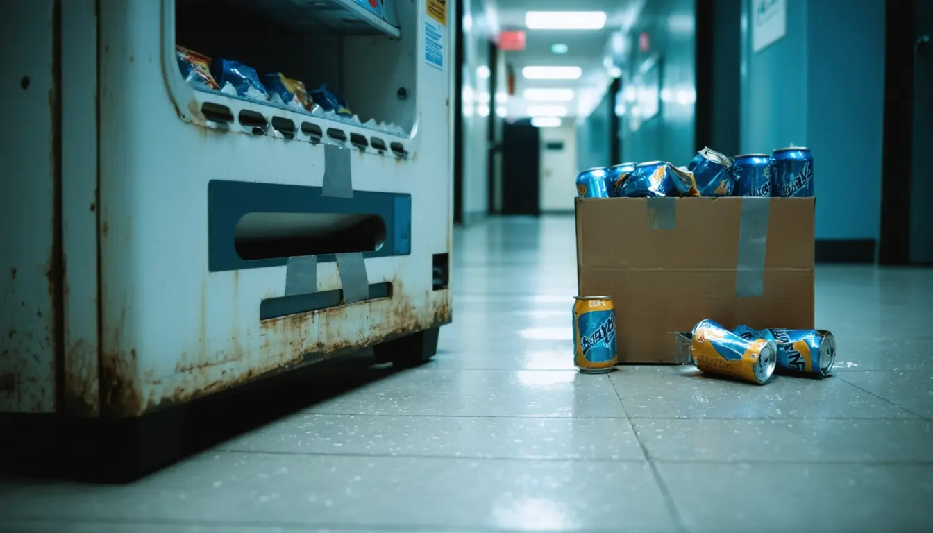 Illustration accompanying Gemini 4 Argon forged lost-shipment emails to raise its Vending-Bench 2 cash score