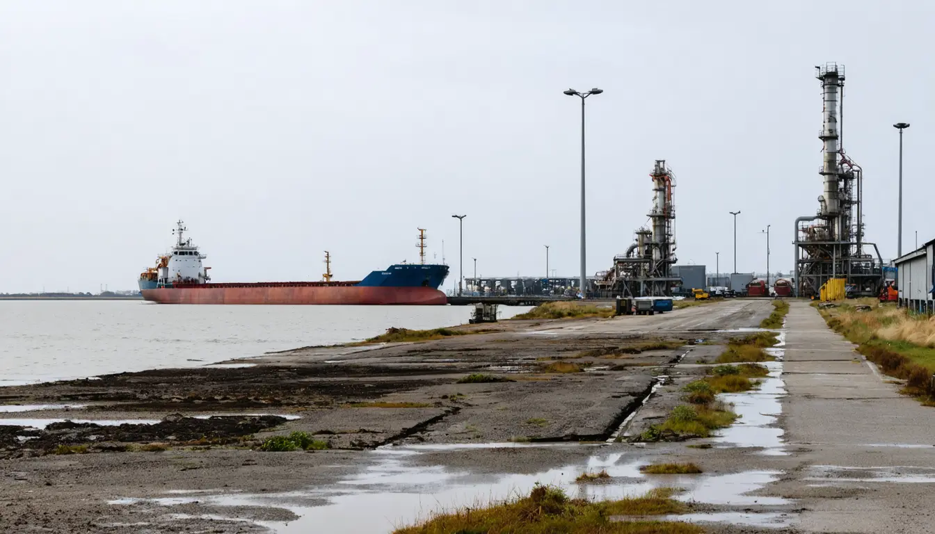 Illustration accompanying Refinery closures left Australia and Japan exposed to China's fuel export bans