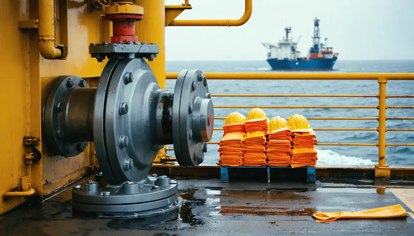 Illustration accompanying Apache's 4% pay offer brings a North Sea strike threat to the Forties pipeline