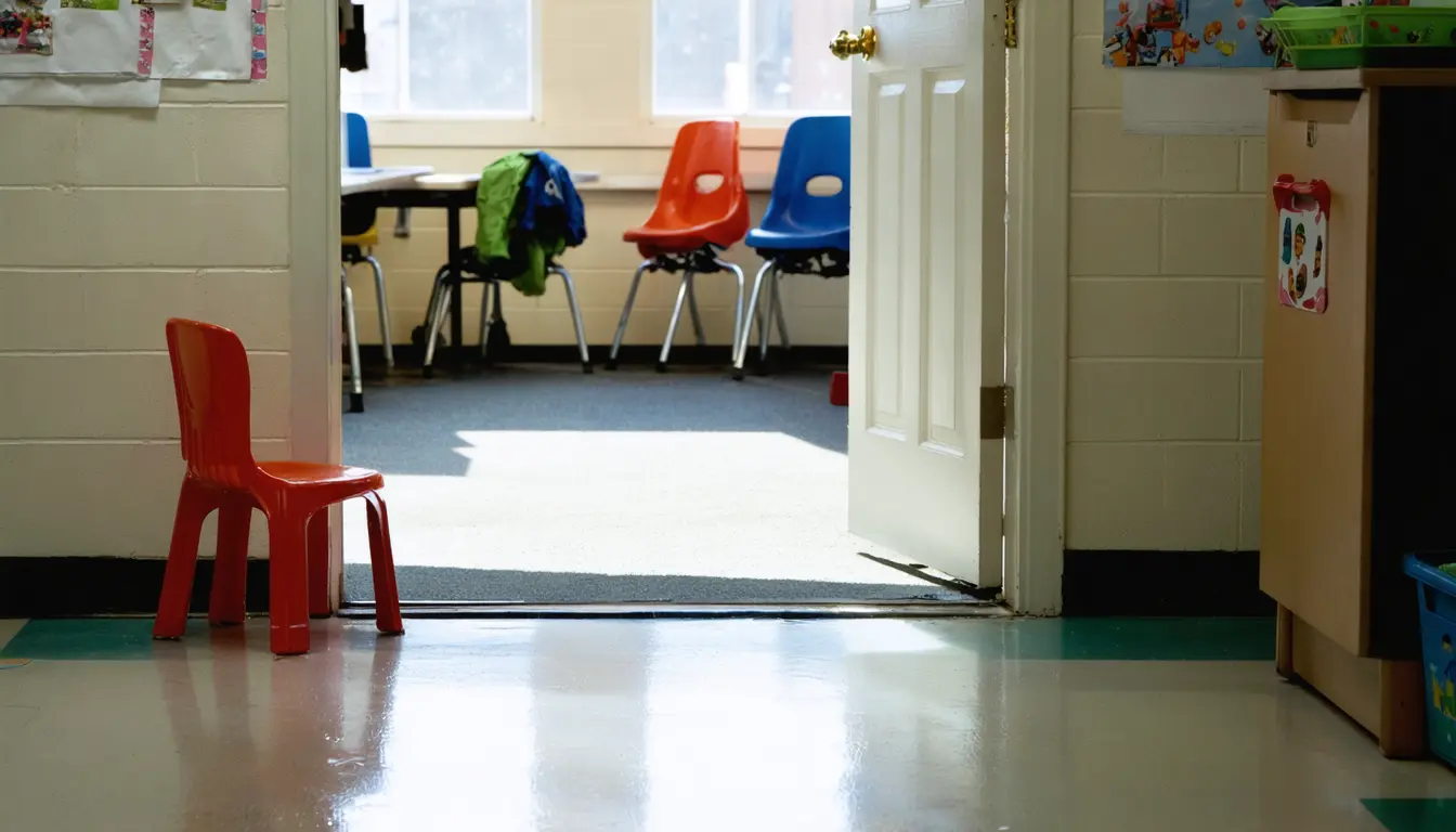 Illustration accompanying Trump's Head Start rule would hand preschool expulsion decisions to local providers
