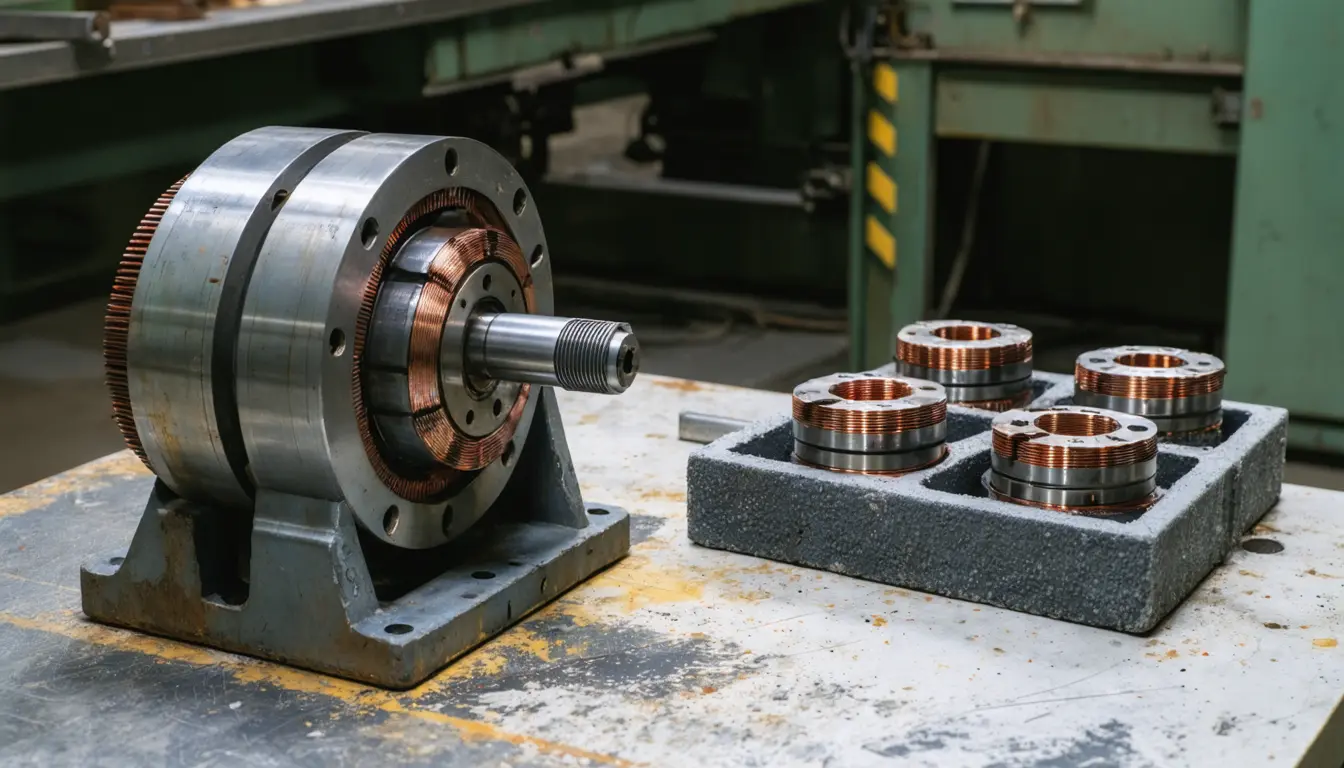 Illustration accompanying Moog is qualifying Niron's rare-earth-free magnets for military actuators ahead of commercial supply