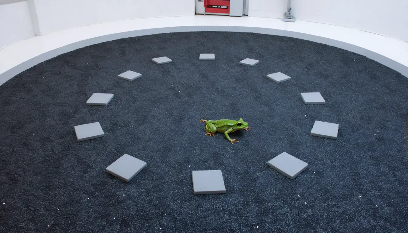 Illustration accompanying Female gray tree frogs pick the best caller less often as rival calls pile up in the lab