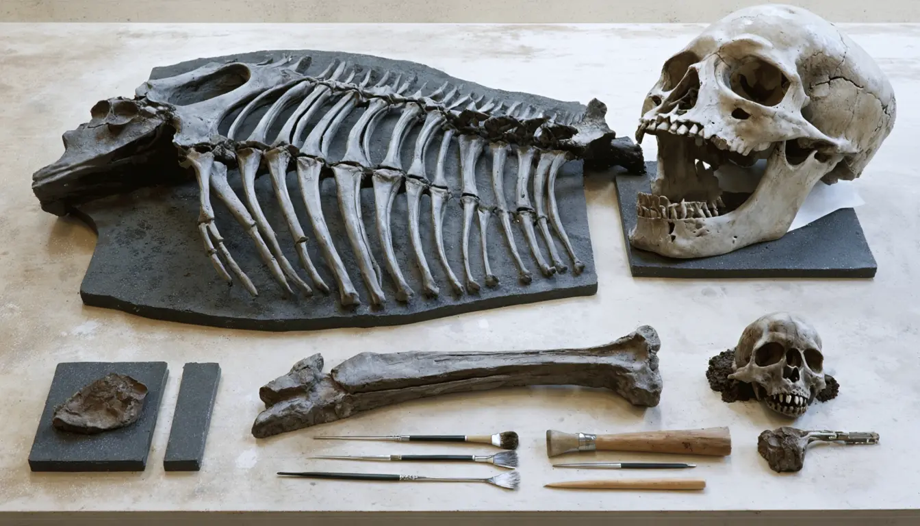 Illustration accompanying Argentine skeleton suggests saber-toothed marsupial relatives outlasted their supposed extinction