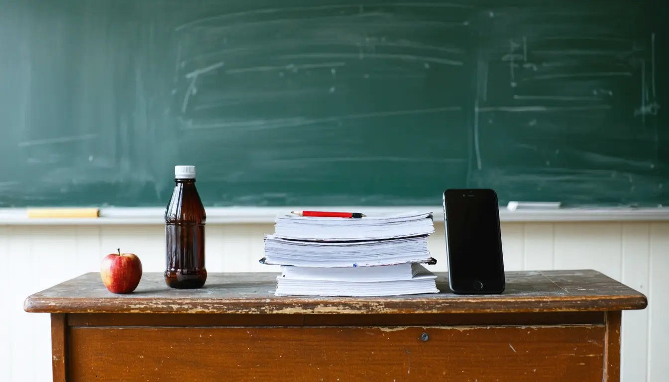 Illustration accompanying Bavarian teachers get a free health app built from a study of more than 1,400 colleagues