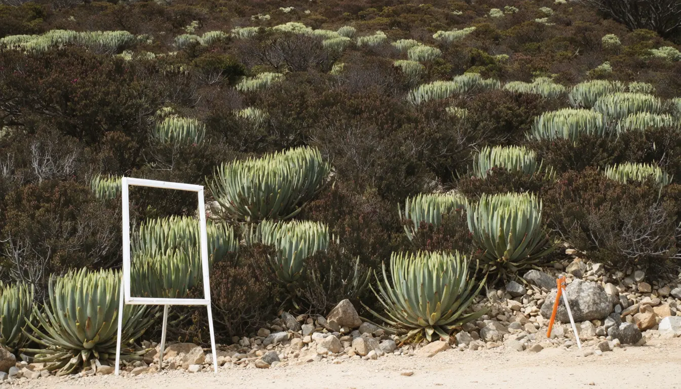 Illustration accompanying Just 9% of field studies on climate and Mediterranean-type plants come from the Global South