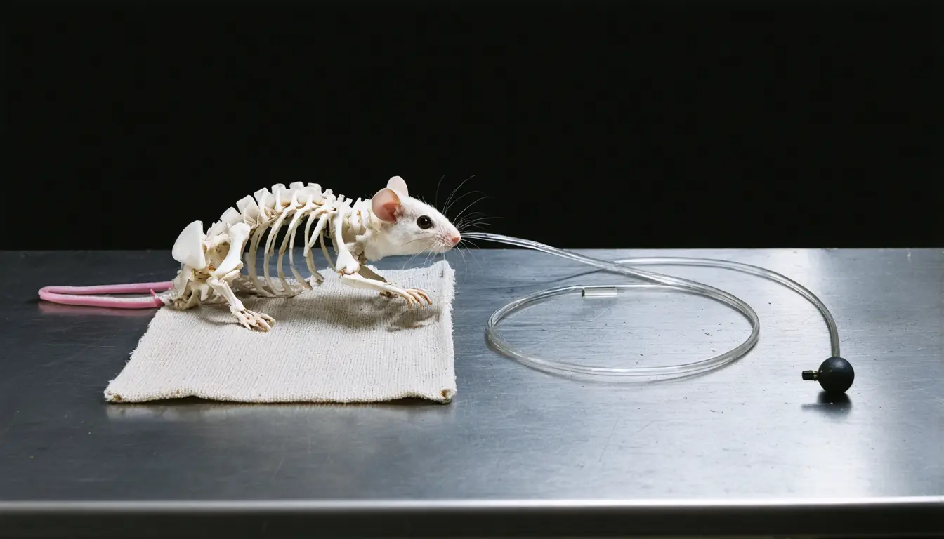 Illustration accompanying Mice and pigs with brain injuries did better on movement and memory tests after daily shin squeezes