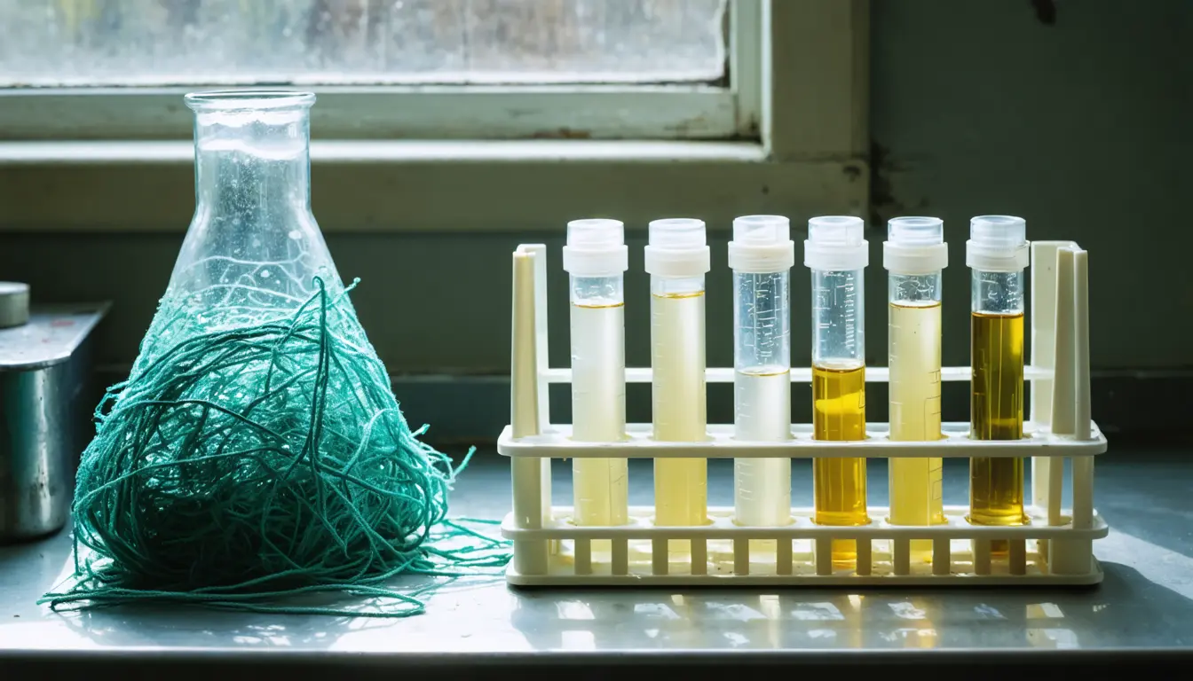 Illustration accompanying Saitama chemists tune waste-polyamide carbon dots across 244 nm of emission colour