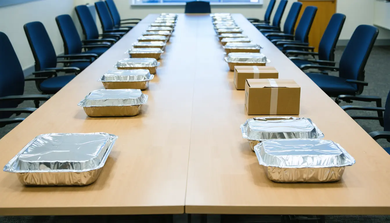 Illustration accompanying Uber buys ezCater for $2.3bn to put office catering on company accounts