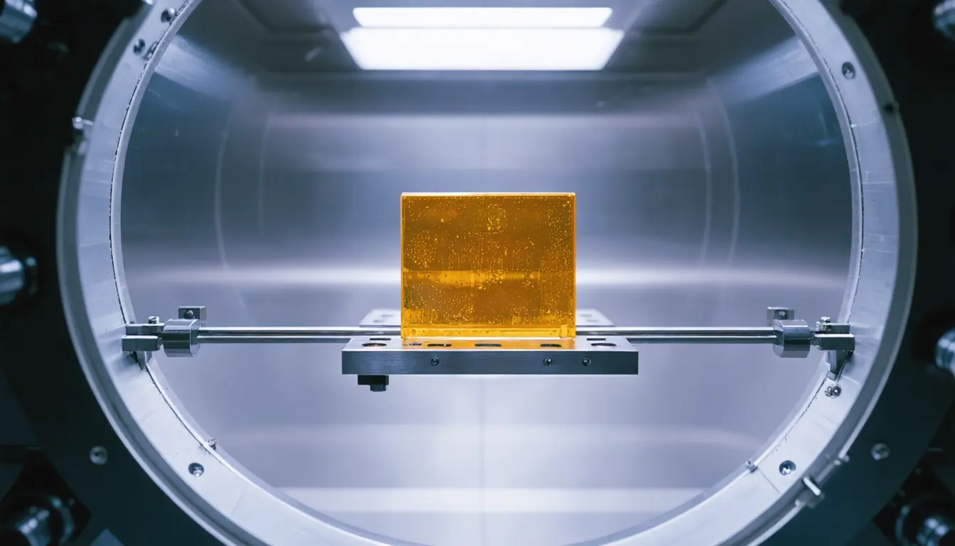 Illustration accompanying Argonne X-rays follow a laser pulse's energy through silicon carbide in 3D