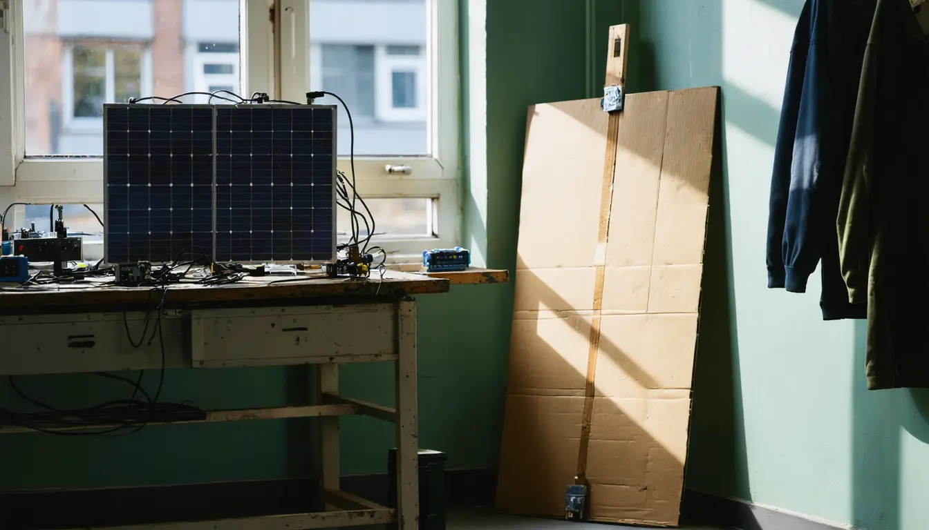 Illustration accompanying LSE survey of more than 9,000 scientists ties faith in technology to less climate activism