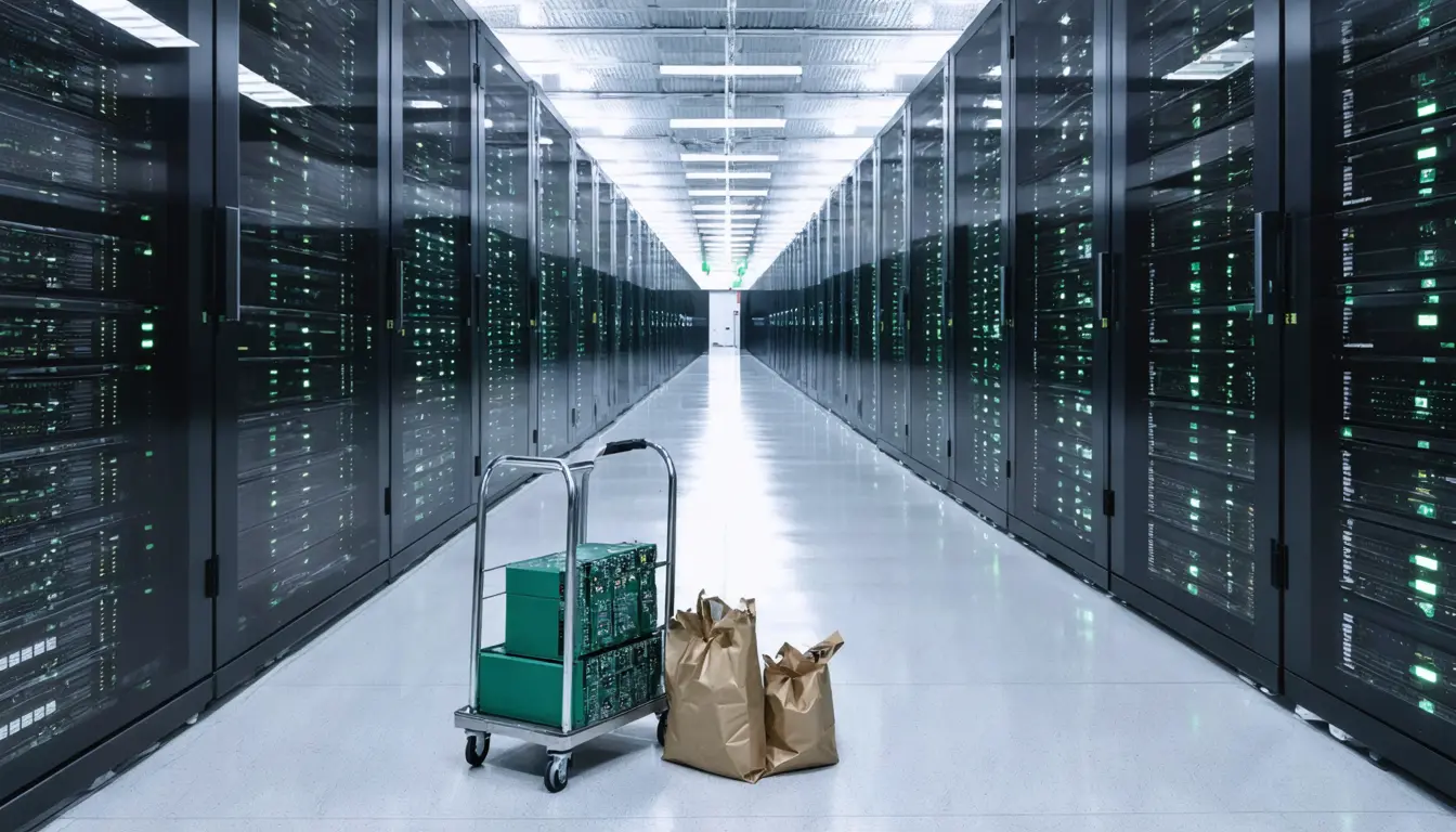 Illustration accompanying FBI traces ShinyHunters breach of employee data to a patch a contractor failed to apply