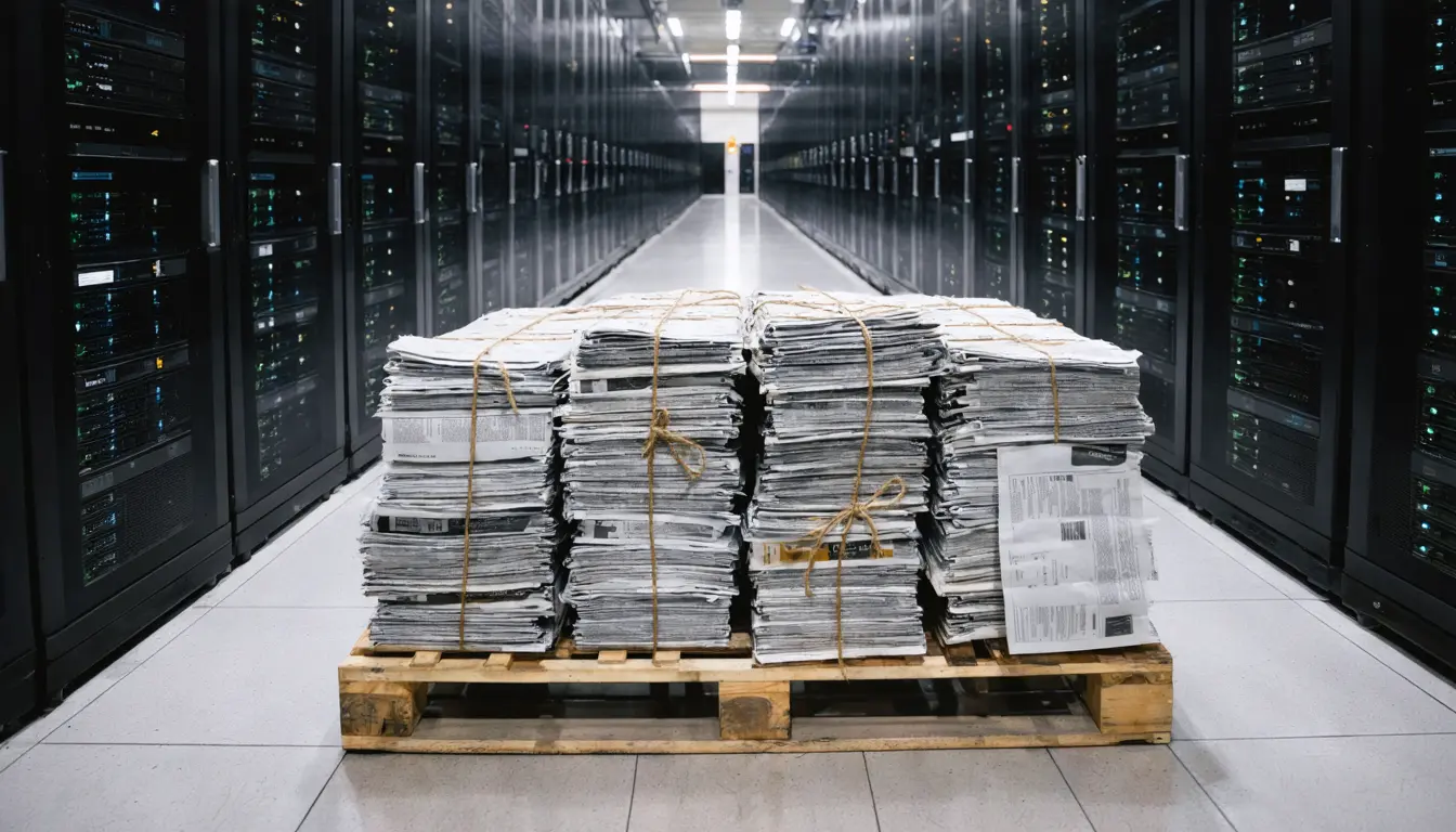 Illustration accompanying Google pilots payments to publishers whose pages shape AI Mode and Gemini answers