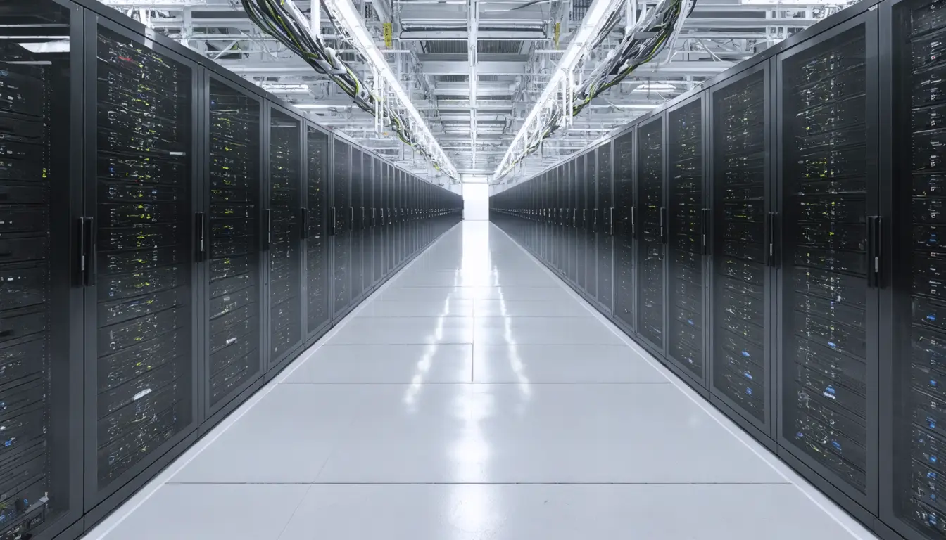 Illustration accompanying National Compute's shared AI grid counts 760 MW as connected or in sight
