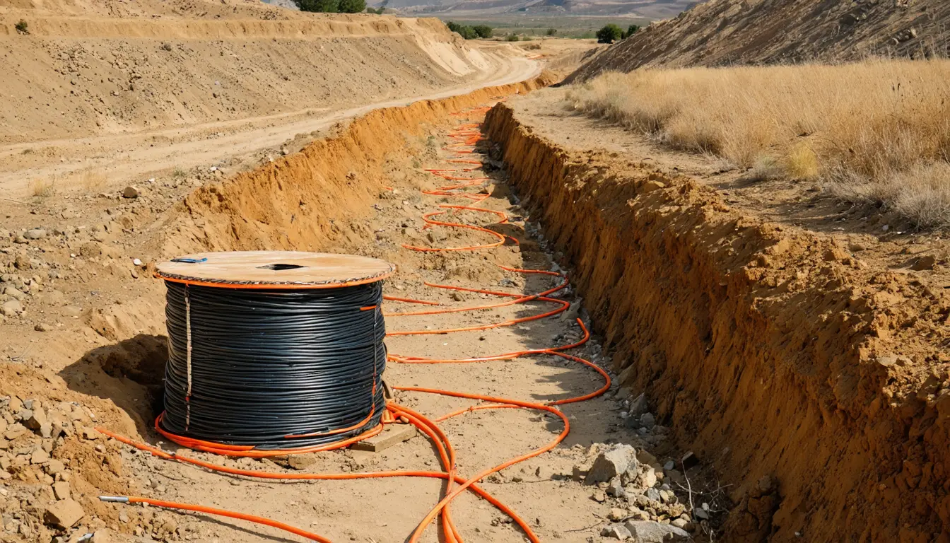 Illustration accompanying Google paid up to triple the going rate for fiber that routes around the Red Sea