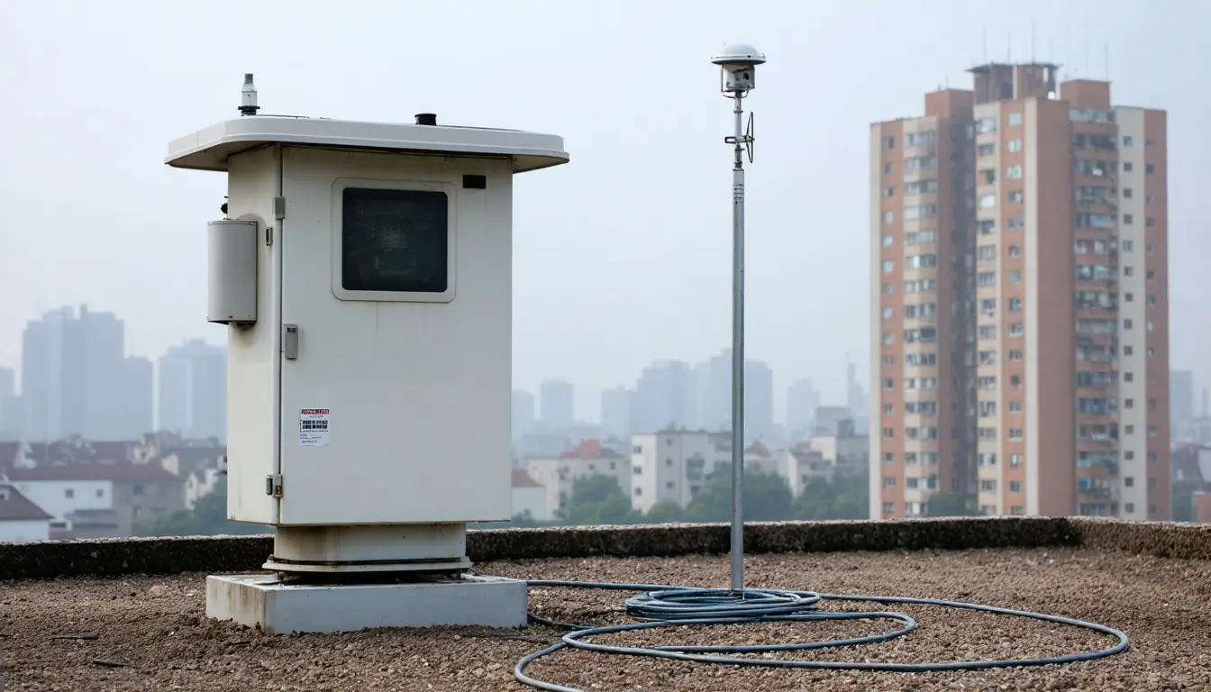 Illustration accompanying Aerosol pollution in 46 cities rose about a third after U.S. embassies stopped publishing air readings