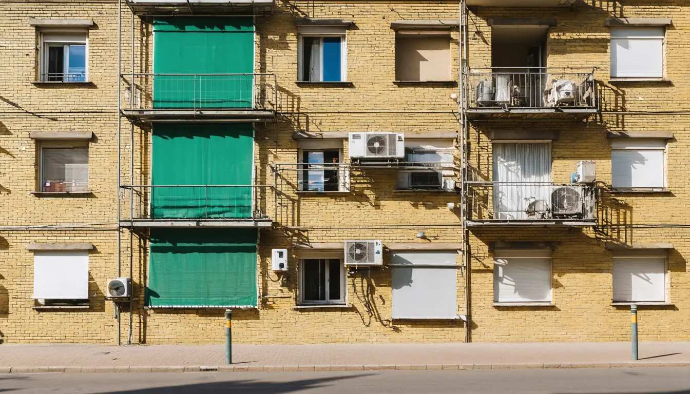Illustration accompanying Building-level maps locate heat-wave hot spots inside Bilbao, Madrid and Cáceres