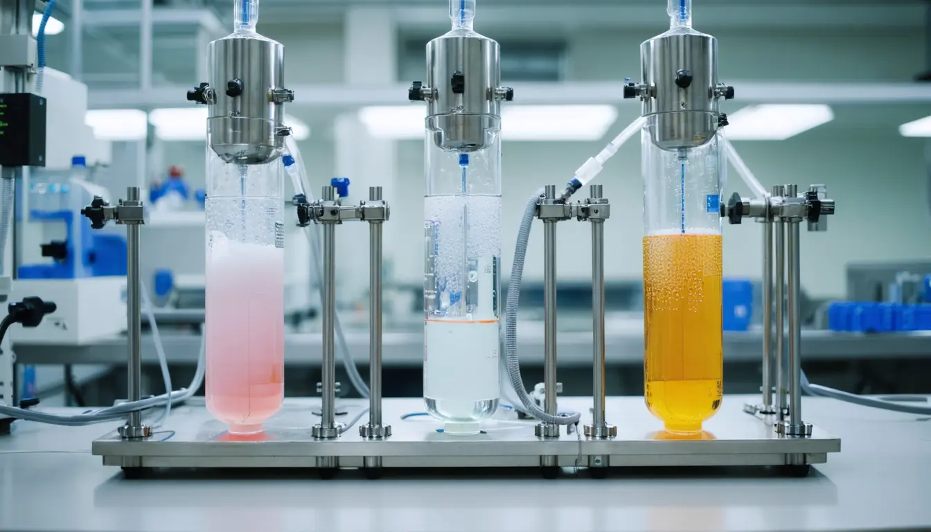 Illustration accompanying Electrical readings track dying CHO cells in two stages, a bioprocessing review reports