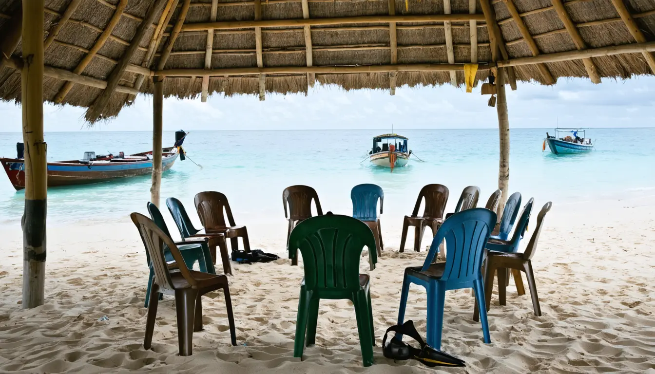 Illustration accompanying Fewer than a third of surveyed Spermonde islanders report high readiness for reef conservation