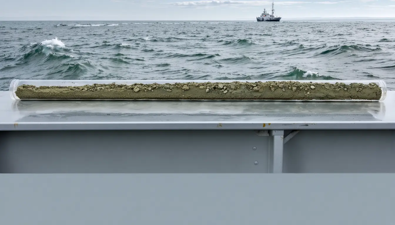 Illustration accompanying Seafloor wedge in Vincennes Bay records East Antarctic ice advancing 65 km mid-retreat