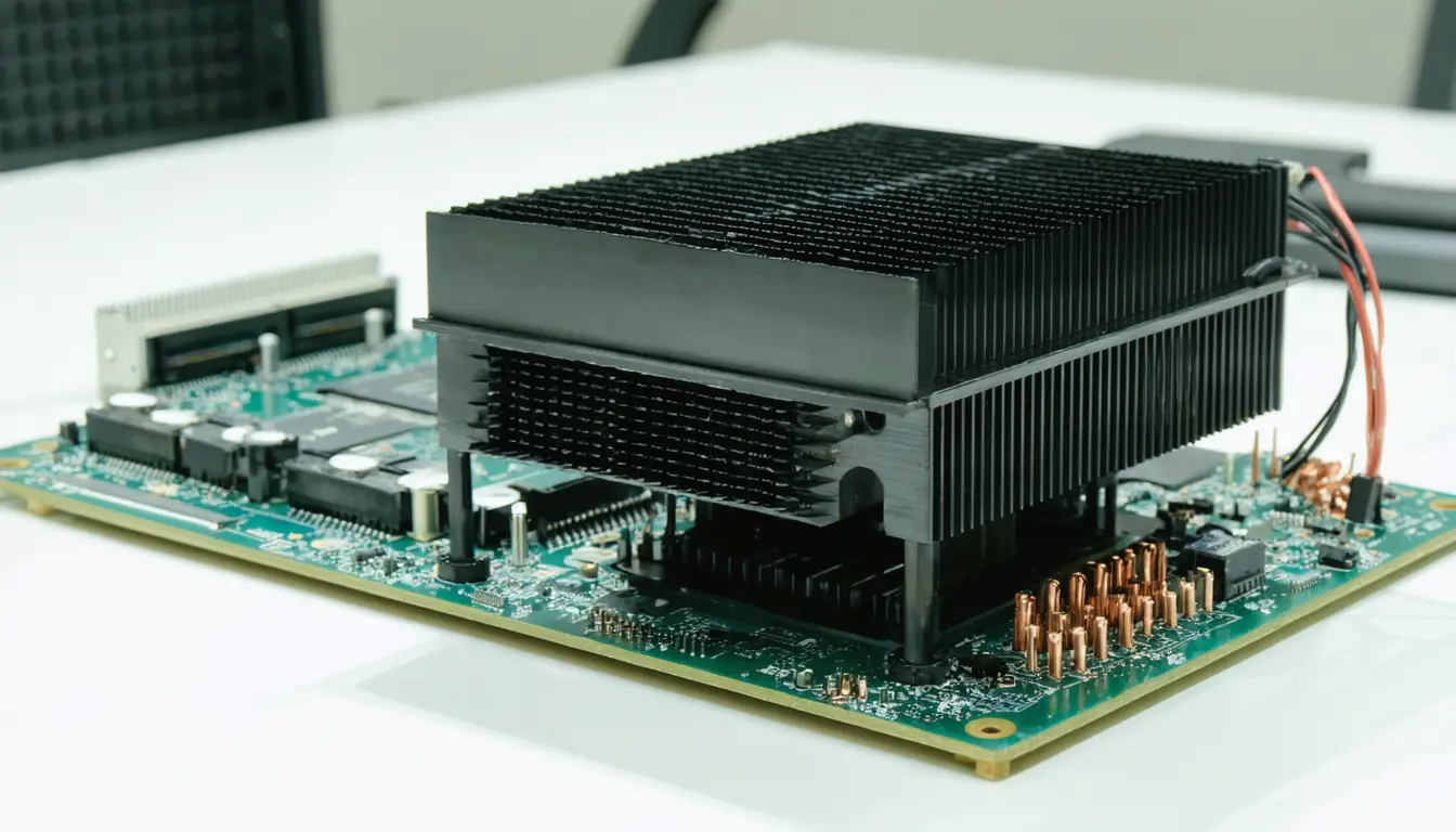 Illustration accompanying Dynatron cooler listing puts AMD's Verano AI host CPU on a smaller SB1 socket