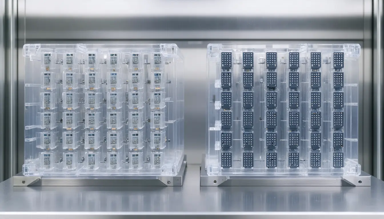 Illustration accompanying GlobalFoundries signs a five-year silicon interposer deal with TSMC that ramps in 2028
