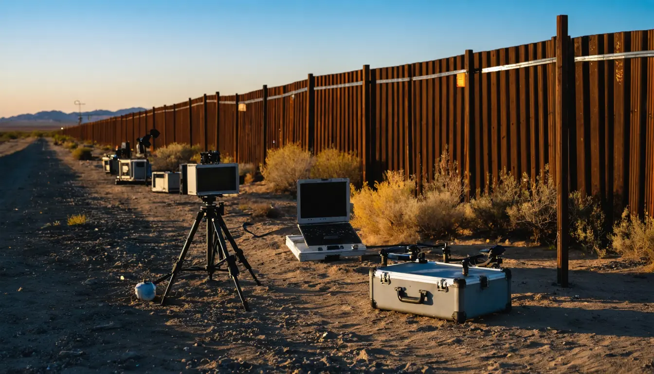 Illustration accompanying Cartel drone detections at the US border climb as the military adds sensors