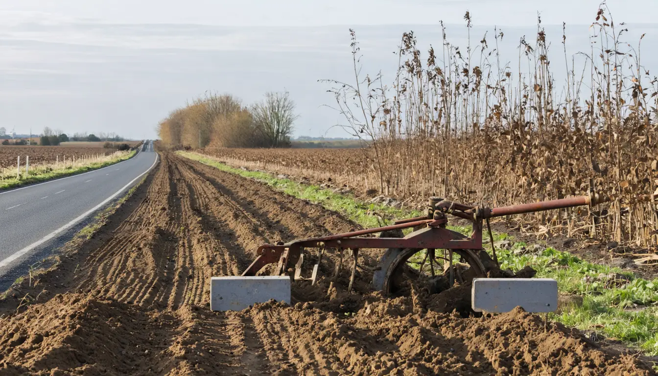 Illustration accompanying Cropland within 5 km of armed conflict keeps shrinking for years after fighting begins