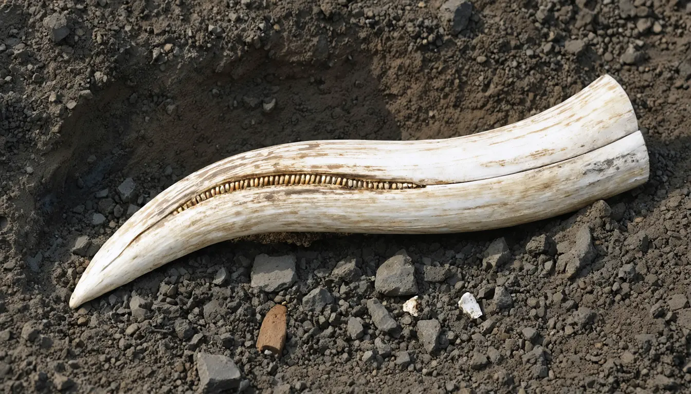 Illustration accompanying Elephant molar records a well-watered valley where toolmakers worked in Israel 700,000 years ago