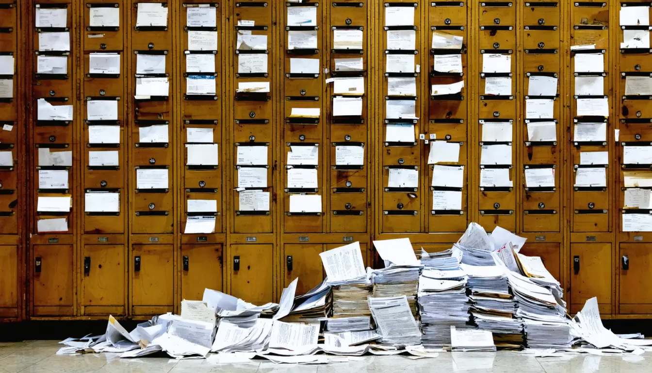 Illustration accompanying arXiv counts rejected papers against a new two-per-month submitter cap
