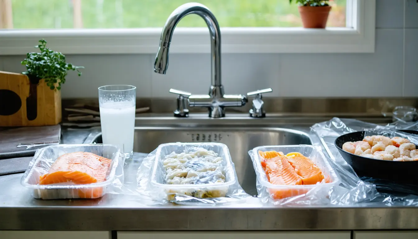 Illustration accompanying Some Quebec fish, seafood and meat samples outpace tap water as a source of PFAS intake