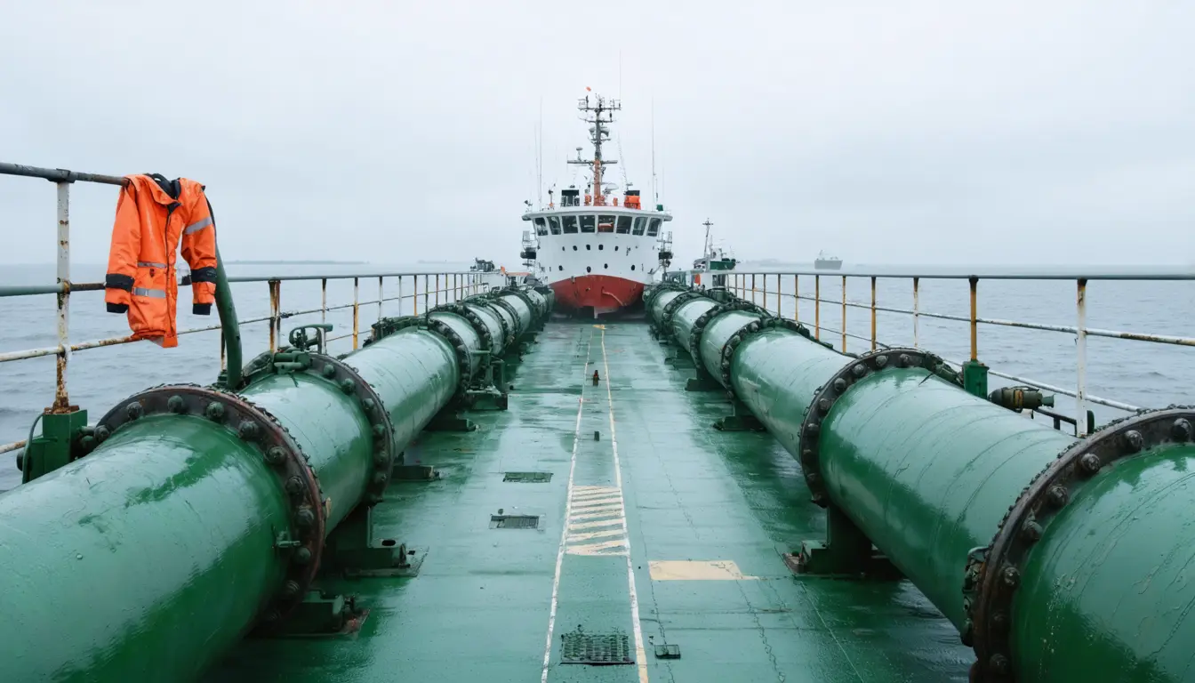 Illustration accompanying Hormuz captains' $100,000 monthly danger pay comes to under 8% of one day's freight