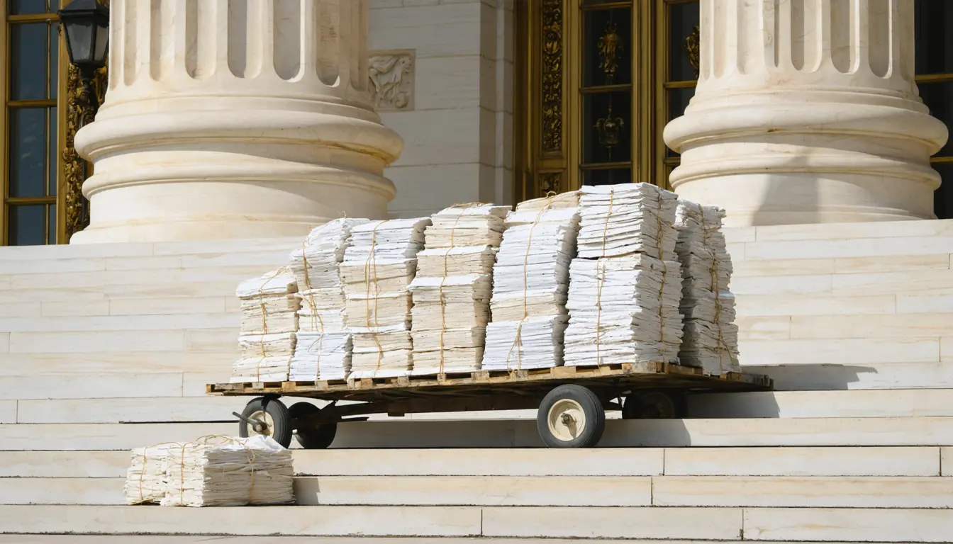 Illustration accompanying Fortune column pins the worst Treasury month in four years on Warsh's hawkish Fed