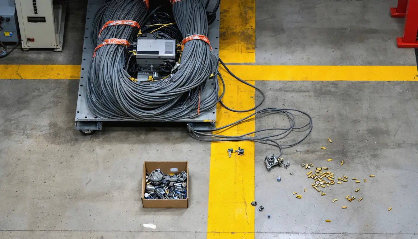Illustration accompanying AWS bundles NVIDIA's robotics tools into an open-source path from simulator to factory floor