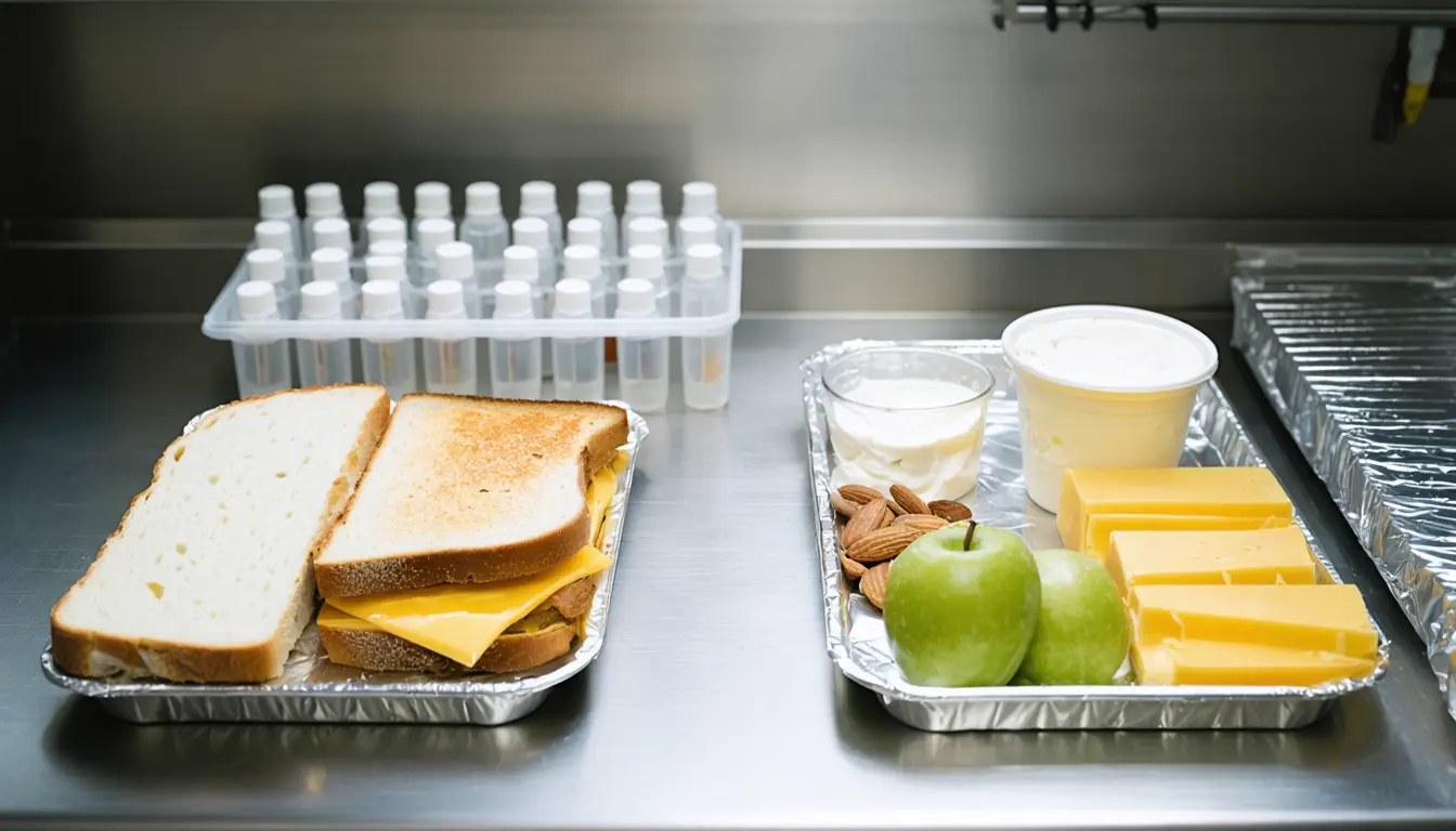 Illustration accompanying Ultra-processed meal lifts insulin more than a nutrient-matched minimally processed meal in 32 adults