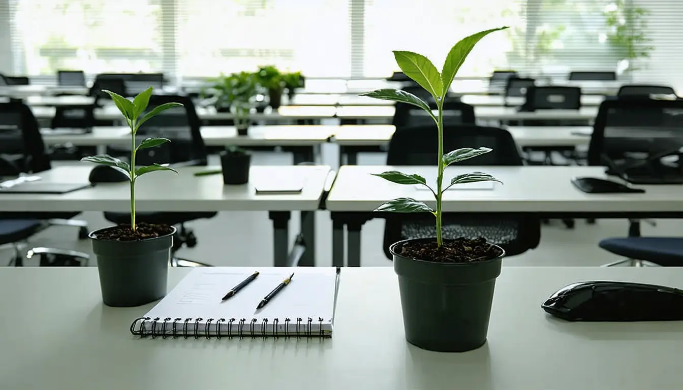 Illustration accompanying LinkedIn tests a school for would-be founders on 30 of its own staff
