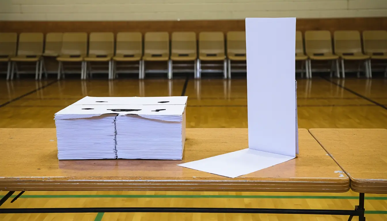 Illustration accompanying Russell 2000 heads into the vote up 15.1% against a 0.5% average across 11 midterm years
