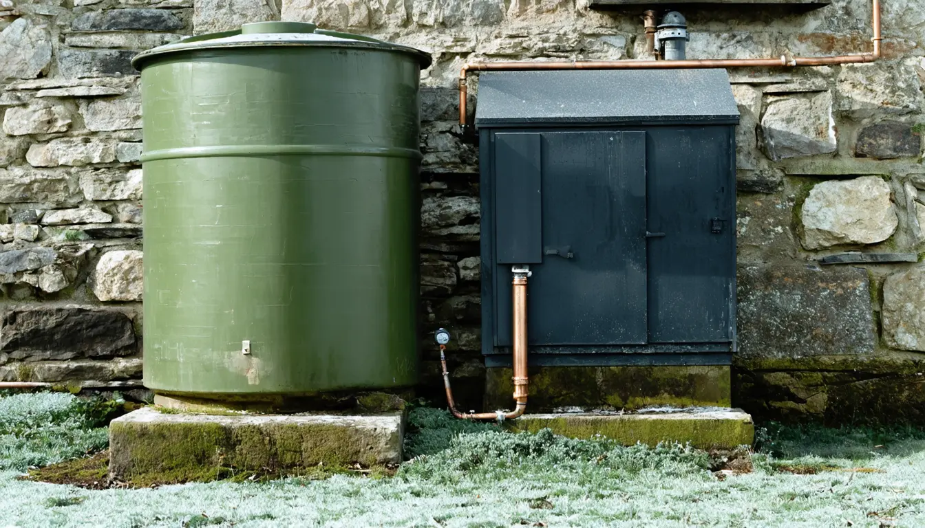 Illustration accompanying Off-grid homes pay 85% more for heating oil than before the Iran war
