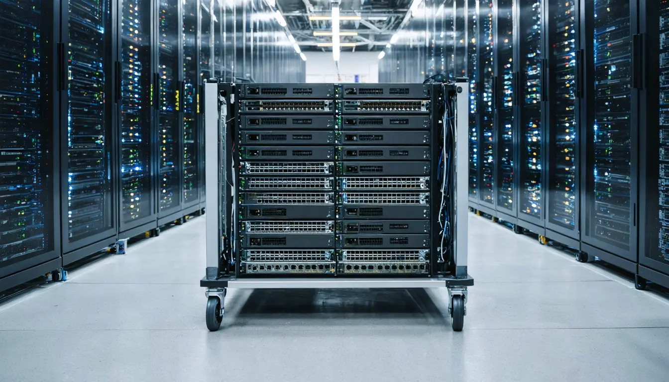 Illustration accompanying Cisco says its new 51.2-terabit G302 switch chip will ship before the end of the year