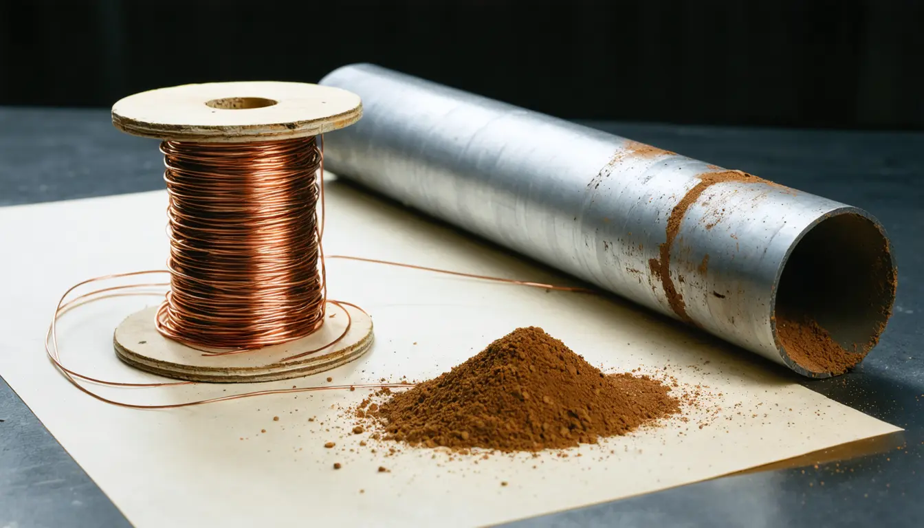 Illustration accompanying Superconducting tube and cast iron reshape a simple coil's field into a nearly uniform one